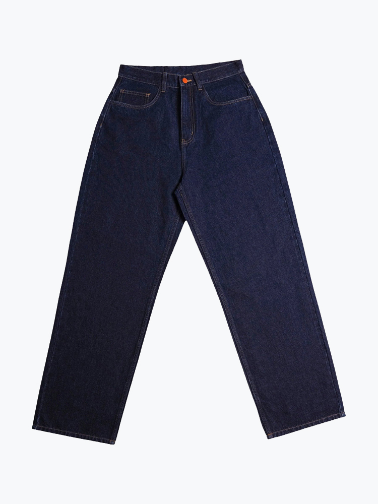 BeWider – BeWider - Super loose Dark blue denim - Jeans - Dames – Blauw – Jeans