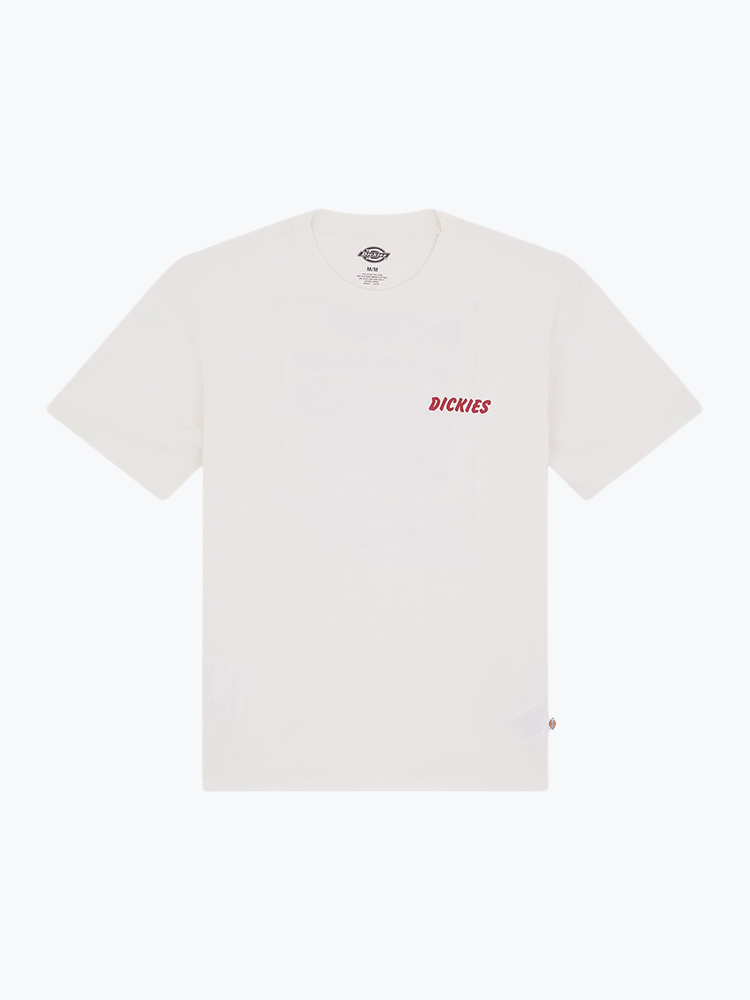 Dickies – Dickies - Dry Ridge Ss Tee Egret - T-Shirts - Heren – Beige – T-Shirts