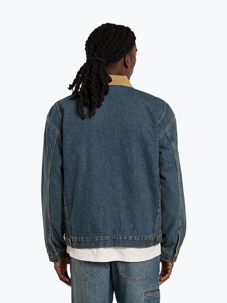 Dickies – Dickies - Denim Painter Jacket Khaki Tntd Blue - Jassen - Heren – Beige – Jassen