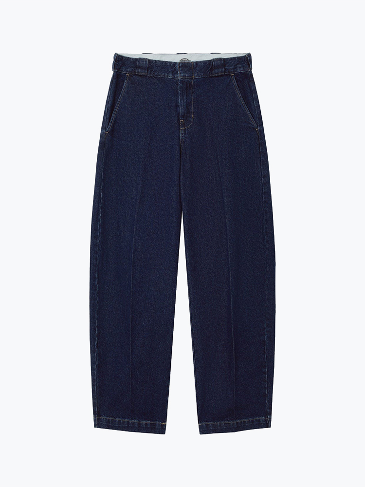 Dickies – Dickies - Barrel Leg Work Jeans I Dark Indigo - Jeans - Heren – Blauw – Jeans