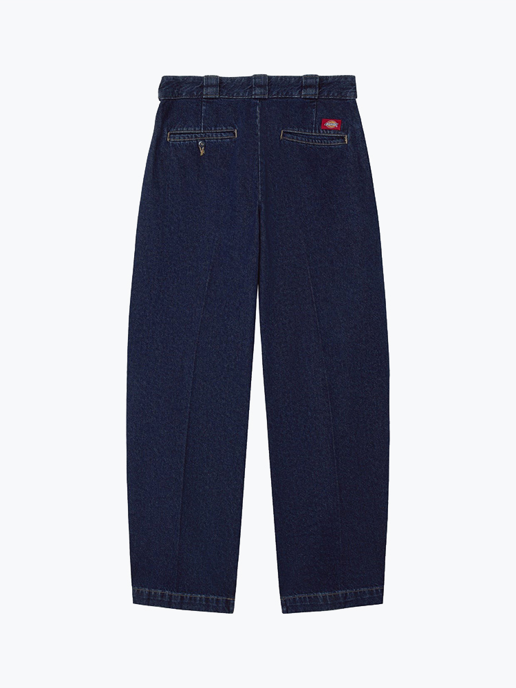 Dickies – Dickies - Barrel Leg Work Jeans I Dark Indigo - Jeans - Heren – Blauw – Jeans