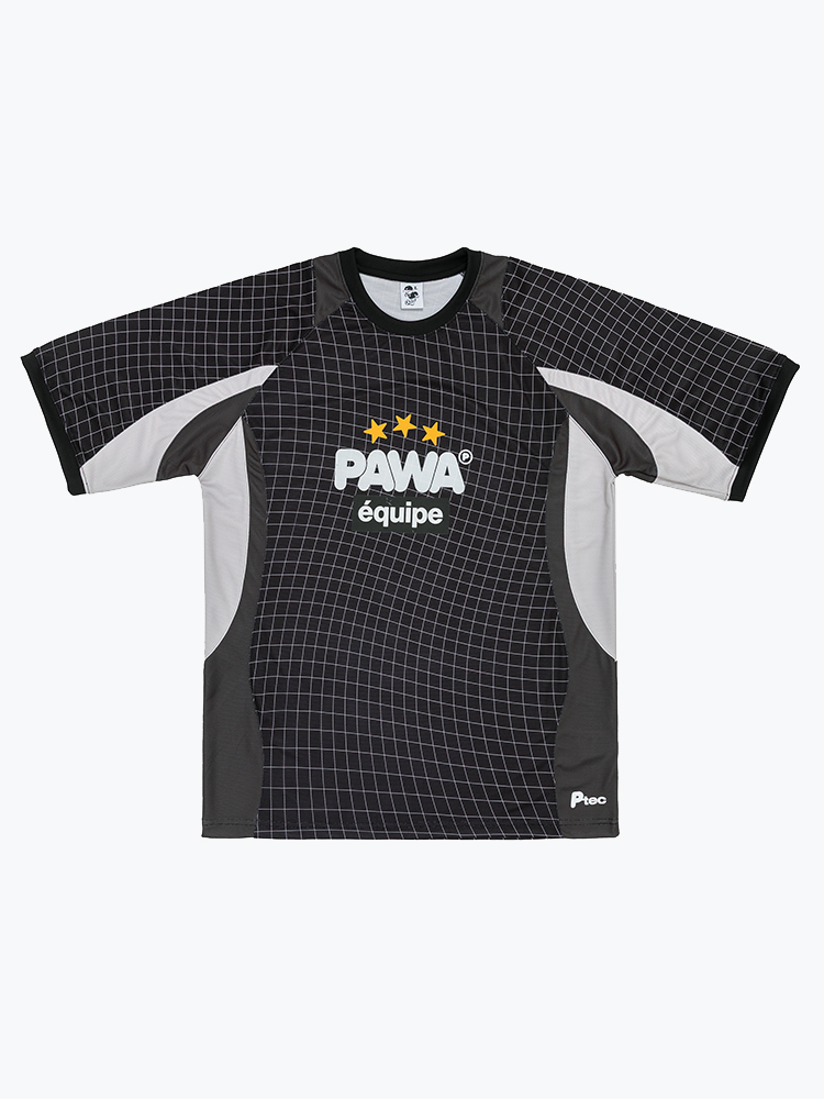 Pawa Speed Sports – Pawa Speed Sports - Équipe Football Shirt Black - T-Shirts - Heren – Zwart – T-Shirts