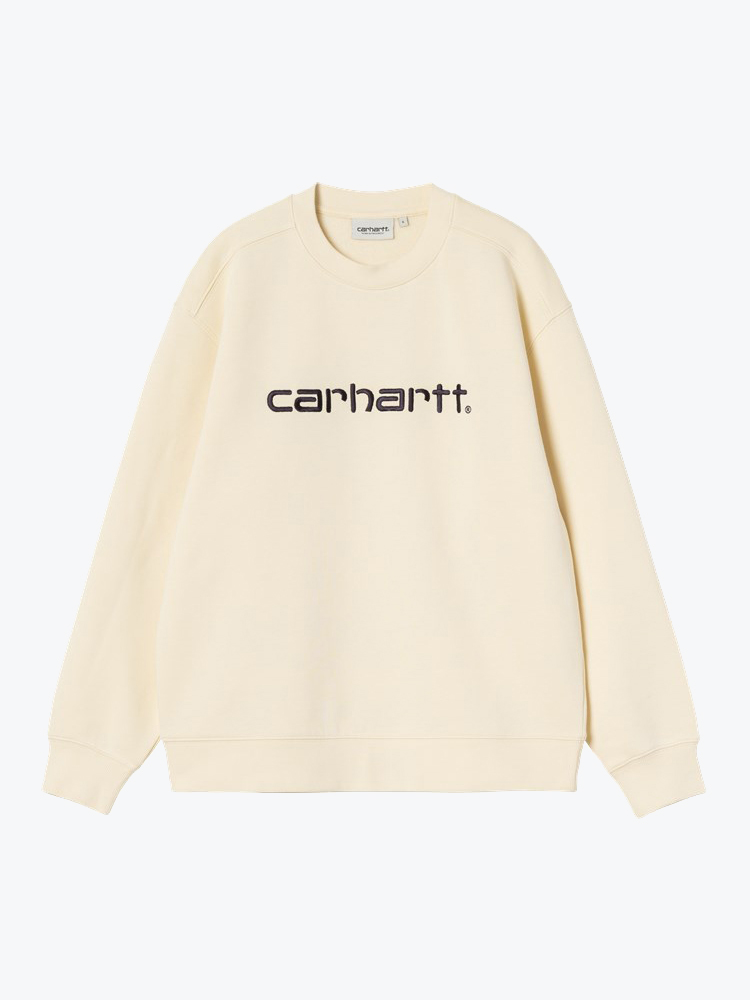 Carhartt WIP – Carhartt WIP - W' Carhartt Sweat Cinnerus / Cozy Purple - Truien - Dames – Paars – Truien