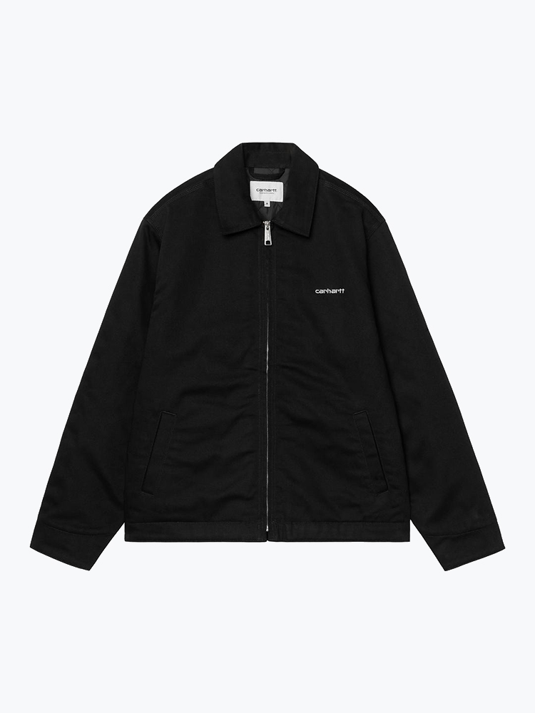 Carhartt WIP – Carhartt WIP - Module Script Jacket Black / White - Jassen - Heren – Zwart – Jassen