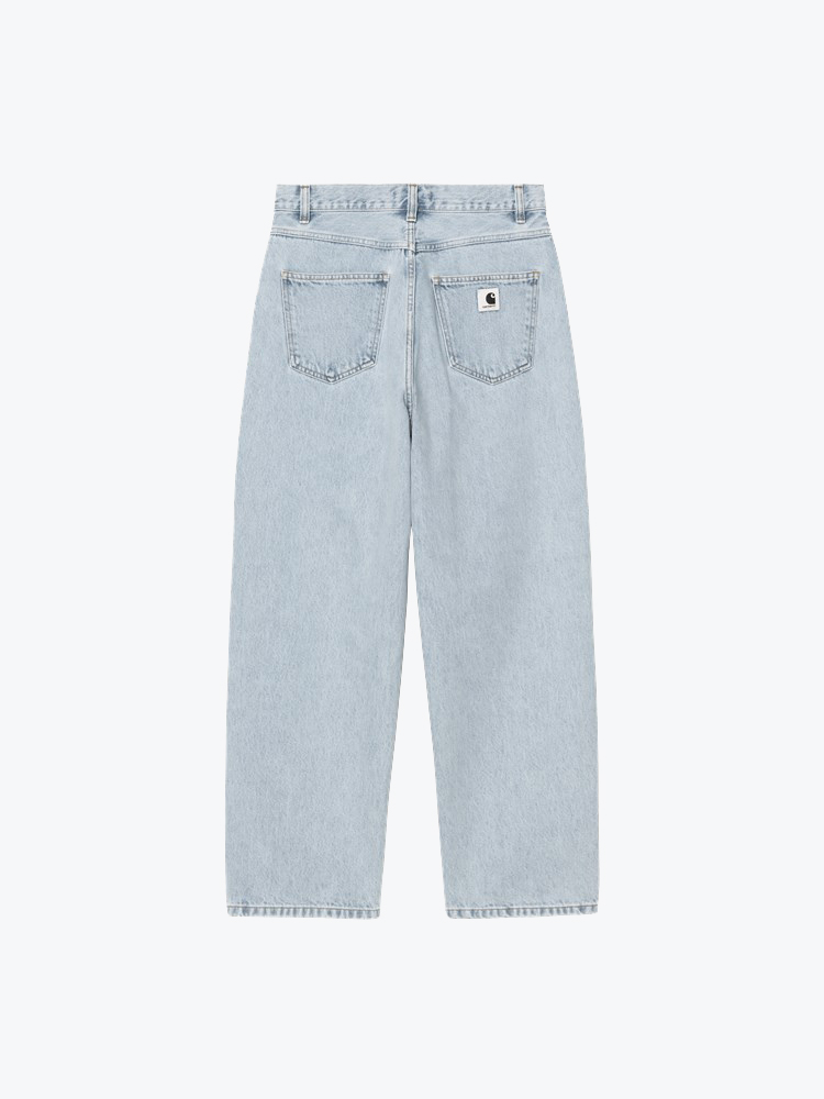 Carhartt WIP – Carhartt WIP - W' Brandon Pant Blue Heavy Worn Bleached - Jeans - Dames – Blauw – Jeans