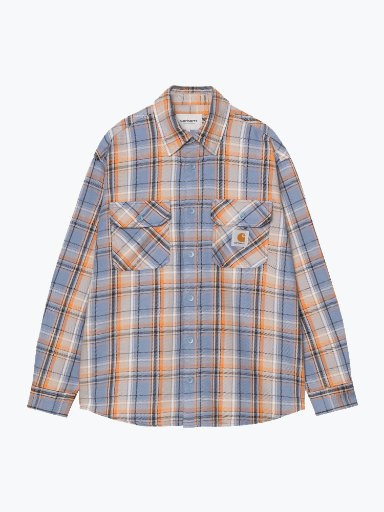 Carhartt WIP – Carhartt WIP - L/S Tunick Shirt Tunick Check, Gentle Blue - Overhemden - Heren – Multi – Overhemden