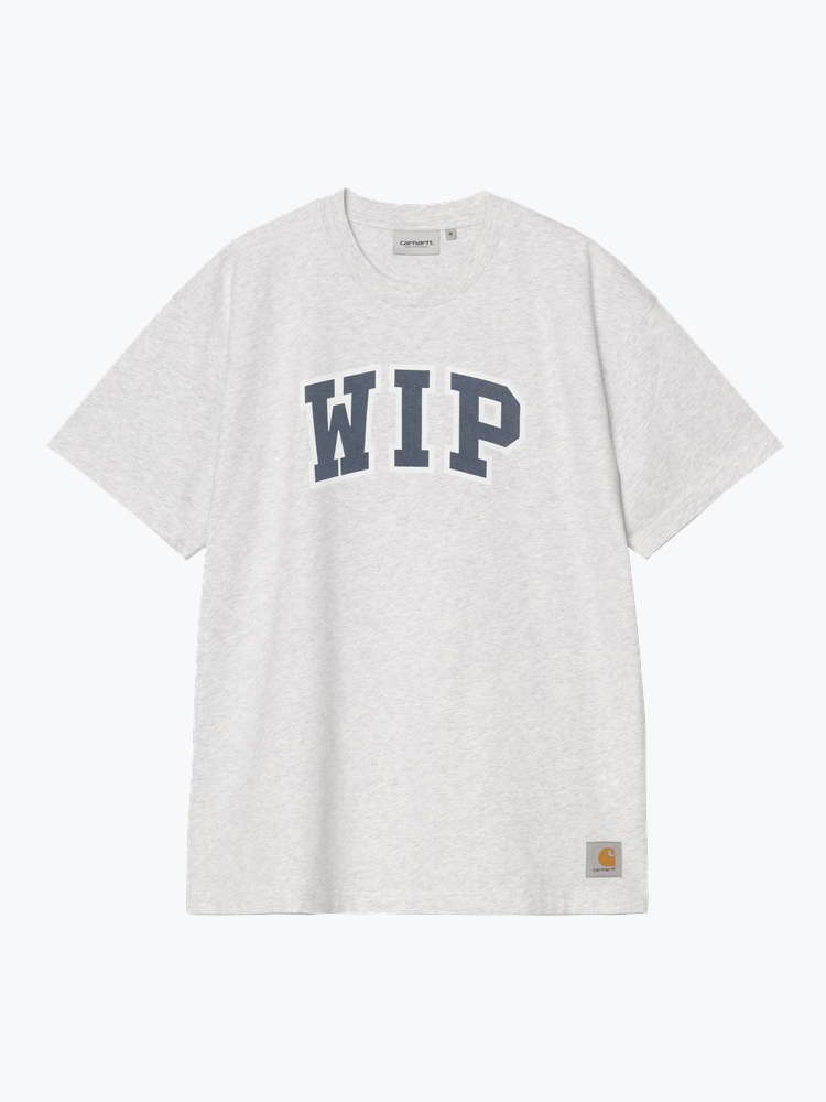 Carhartt WIP – Carhartt WIP - S/S WIP III T-Shirt Ash Heather - T-Shirts - Heren – Grijs – T-Shirts