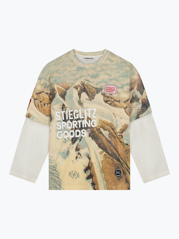 Stieglitz – Stieglitz - Jacy Skate Double Longsleeve Off White - T-Shirts - Dames – Wit – T-shirts