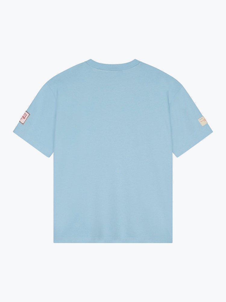 Stieglitz – Stieglitz - Jaimey Oversized T-Shirt Blue - T-Shirts - Dames – Blauw – T-shirts