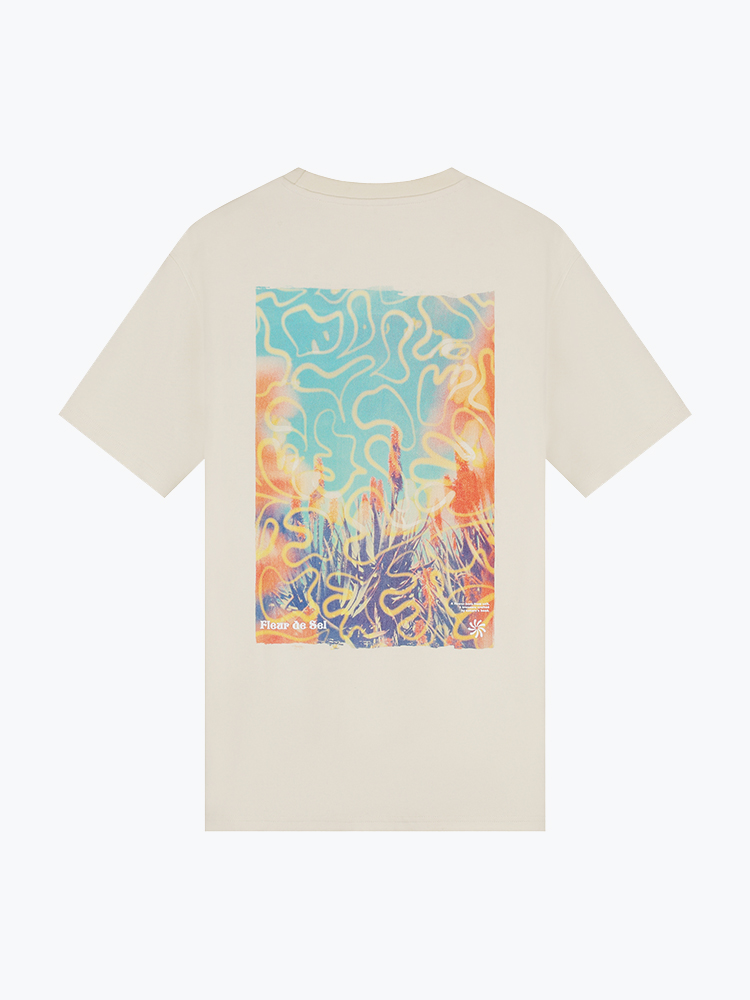 Law Of The Sea – Law Of The Sea - Daydream Artwork T-shirt Almond Milk - T-Shirts - Heren – Beige – T-Shirts