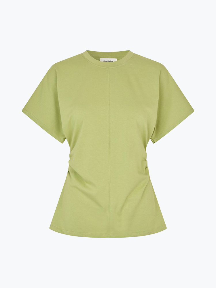 Modström – Modstrom - Patayamd t-shirt Tarragon - T-Shirts - Dames – Groen – T-shirts