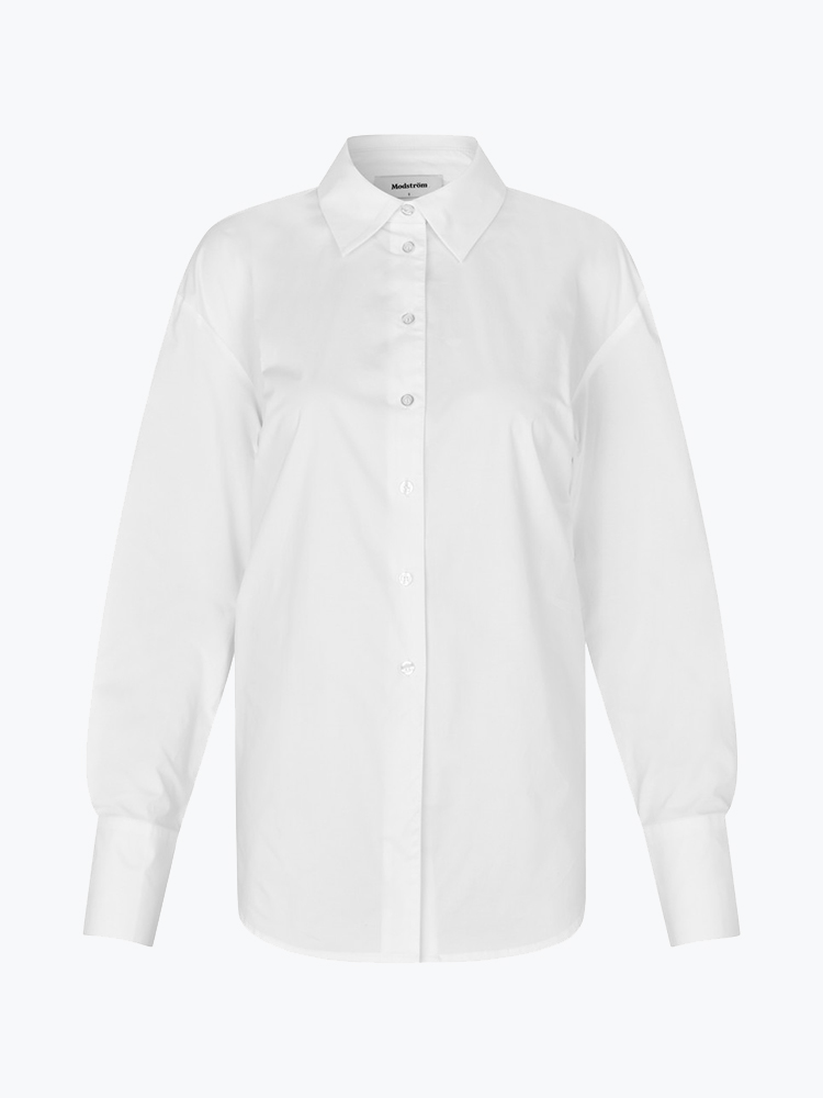 Modström – Modstrom - Thememd shirt White - Blouses - Dames – Wit – blouses