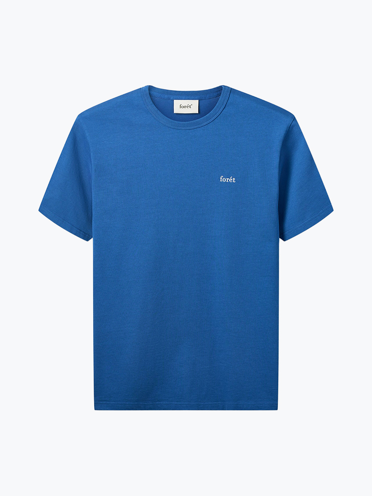 Foret – Forét - Oak T-Shirt Heritage Blue - T-Shirts - Heren – Blauw – T-Shirts
