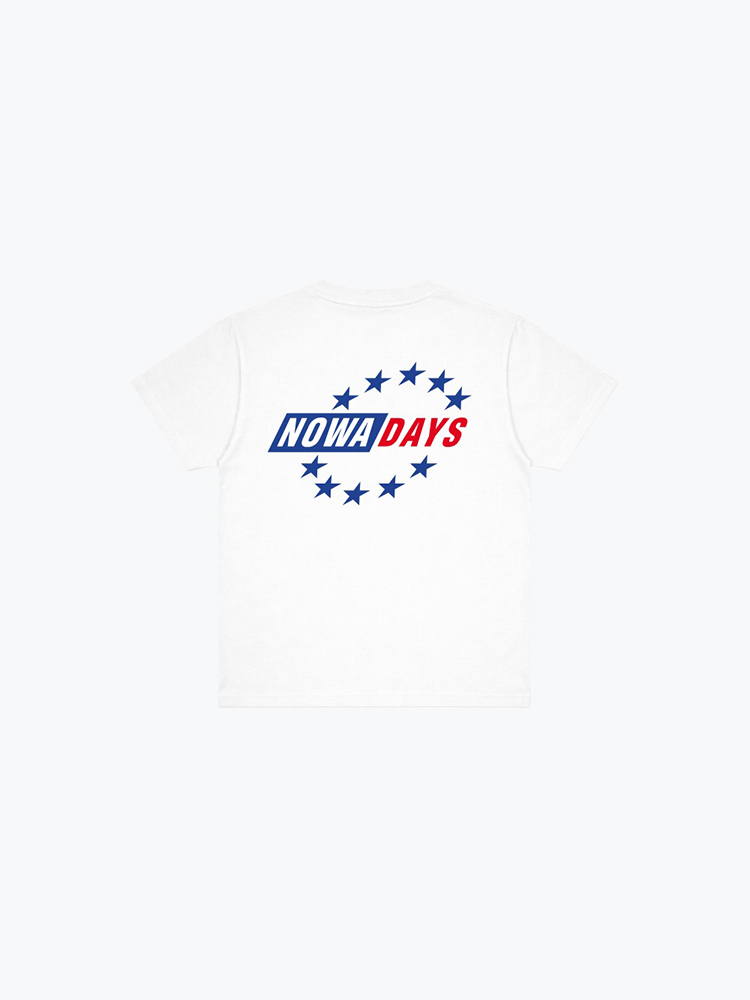 Nowadays Magazine – Nowadays Magazine - Euro White - T-Shirts - Heren – Wit – T-Shirts
