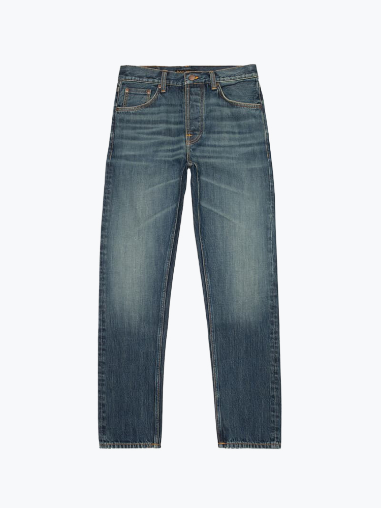 Nudie Jeans – Nudie Jeans - Steady Eddie II Sand Storm Sand Storm - Jeans - Heren – Beige – Jeans