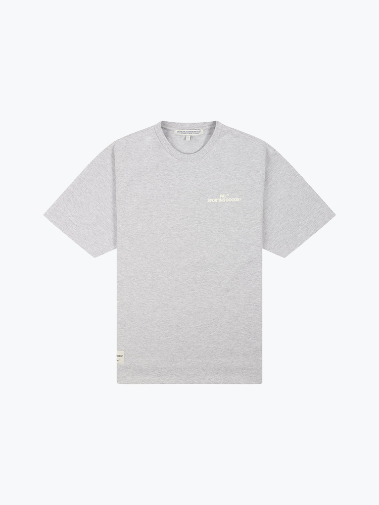 Pal Sporting Goods – PAL Sporting Goods - The Cyr T-shirt Light Gray Marl - T-Shirts - Heren – Grijs – T-Shirts
