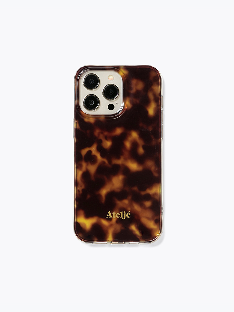 Atelje – Atelje - iPhone Case Tortoise Tortoise - Phone - Unisex – Groen – Phone