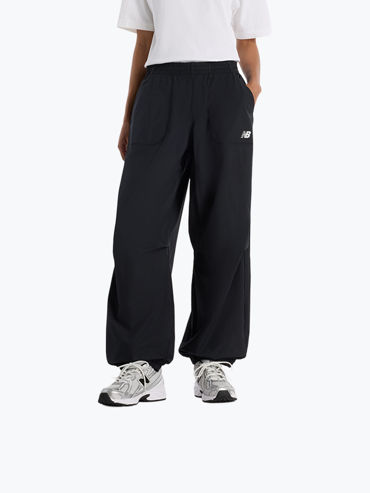New Balance – New Balance - Trackside Woven Pant Black - Broeken - Dames – Zwart – Broeken