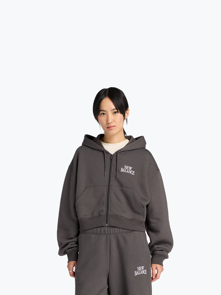 New Balance – New Balance - Trackside Fleece Full Zip ABR - Vesten - Dames – Multi – Vesten