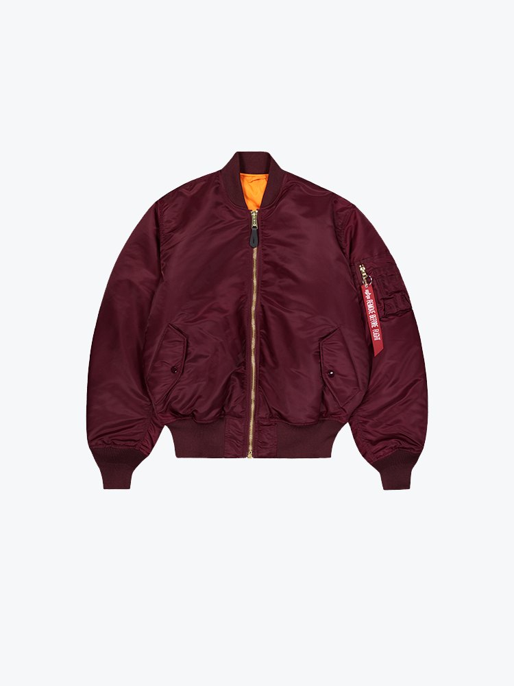 Alpha Industries – Alpha Industries - MA-1 Heritage Dark Cherry - Jassen - Heren – Rood – Jassen
