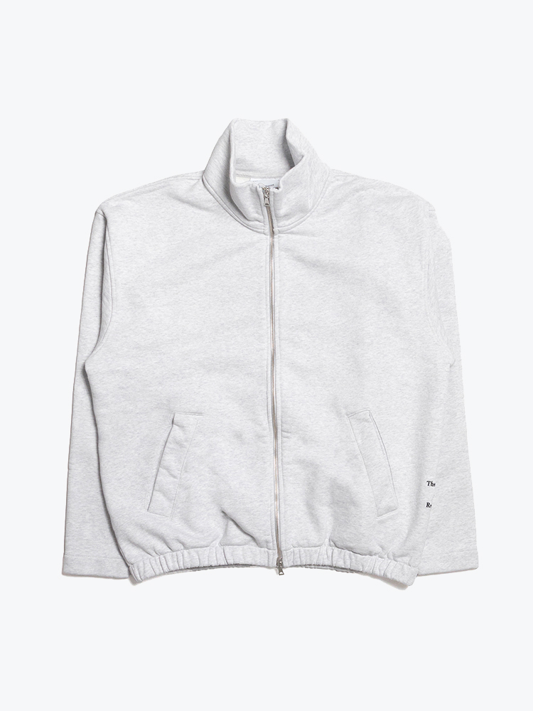 The Savage Report – The Savage Report - Full Zip Up Sweat Heather Grey - Vesten - Heren – Grijs – Vesten