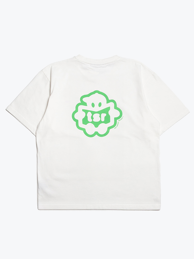 The Savage Report – The Savage Report - Little Man T-Shirt Off White - T-Shirts - Heren – Wit – T-Shirts