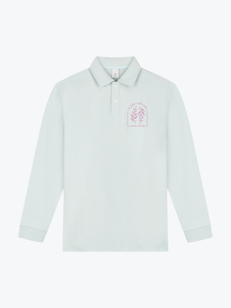 Law Of The Sea – Law Of The Sea - Alaric Sweat Polo Mint - Polo - Heren – Groen – Polo's