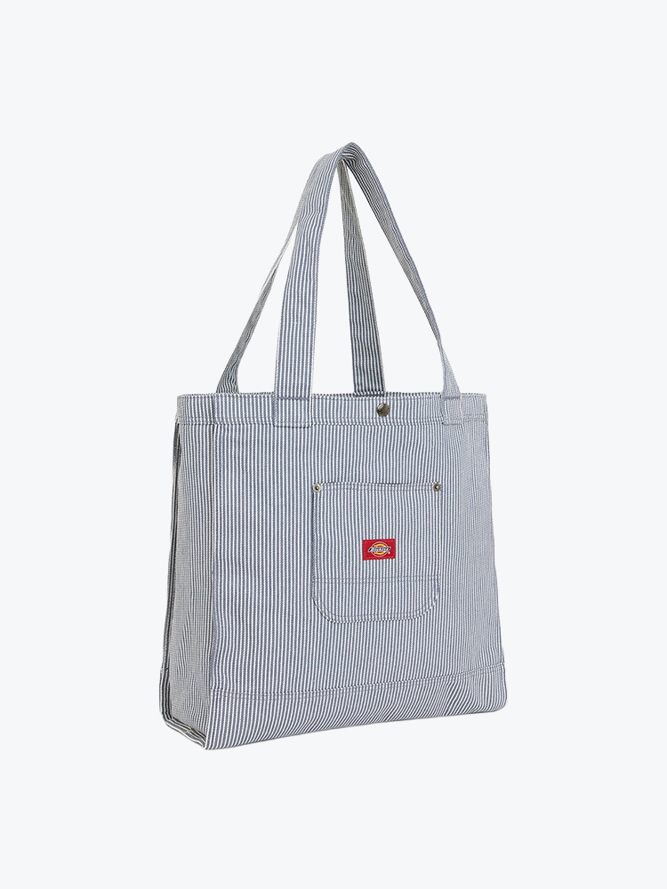 Dickies – Dickies - Cleveland Hickory Tote I One Size Retro Indigo - Tassen - Unisex – Blauw – Tassen