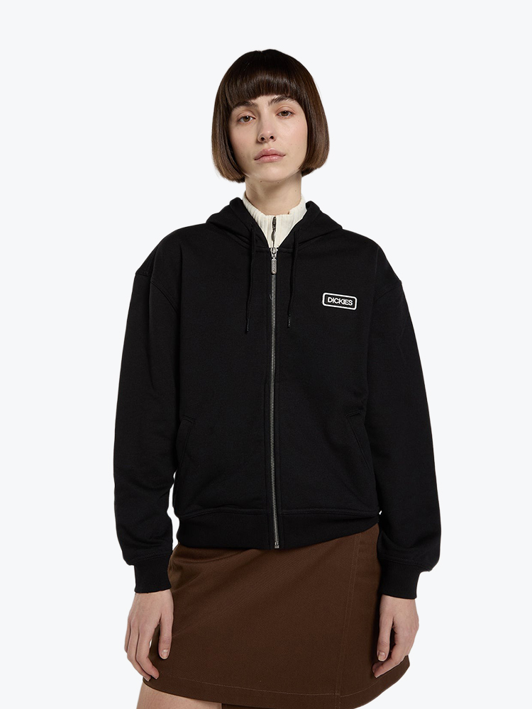 Dickies – Dickies - Deshler Fz Hoodie W X Black - Truien - Dames – Zwart – Truien