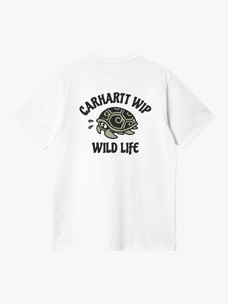 Carhartt WIP – Carhartt WIP - S/S Wild Life T-Shirt White - T-Shirts - Heren – Wit – T-Shirts