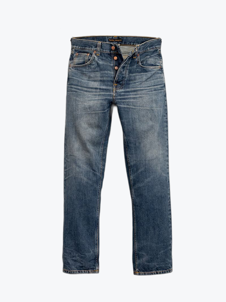 Nudie Jeans – Nudie Jeans - Rad Rufus Sand Tracks Sand Tracks - Jeans - Heren – Beige – Jeans