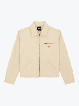 Dickies Dickies - Unlined Canvas Painter Jacket Wood Ash - Jassen - Dames Bruin Jassen