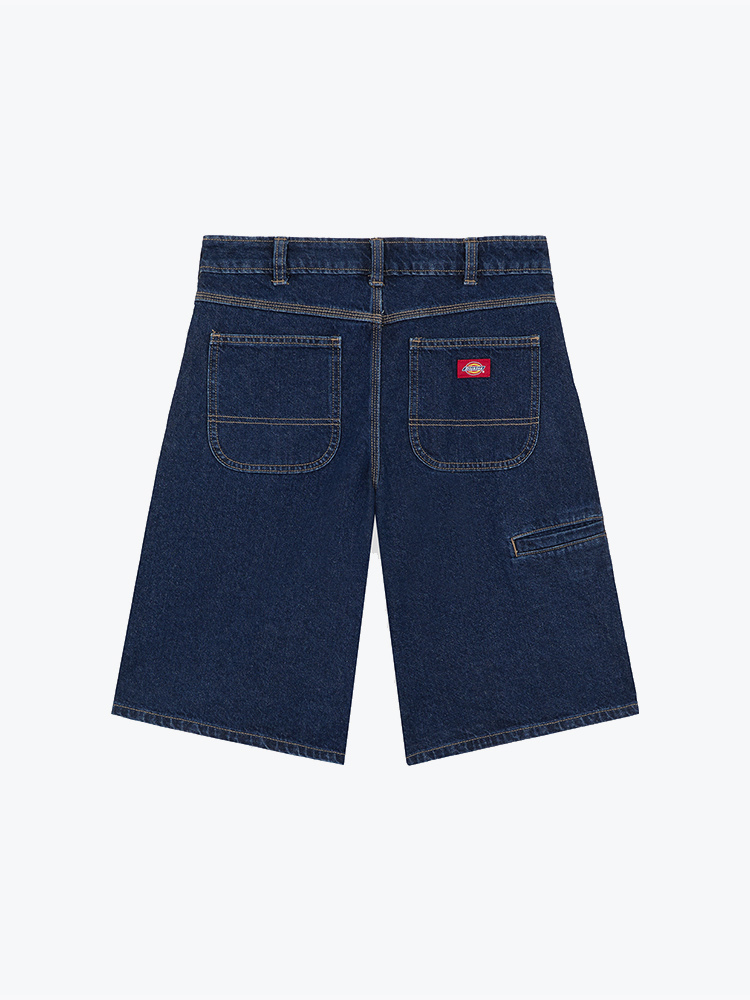 Dickies Dickies - Inch Denim Short Dark Indigo - Shorts - Dames Blauw Shorts
