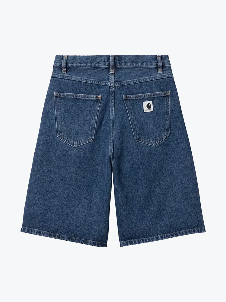 Carhartt WIP Carhartt WIP - W' Brandon Short Blue Stone Washed - Shorts - Dames Blauw Shorts