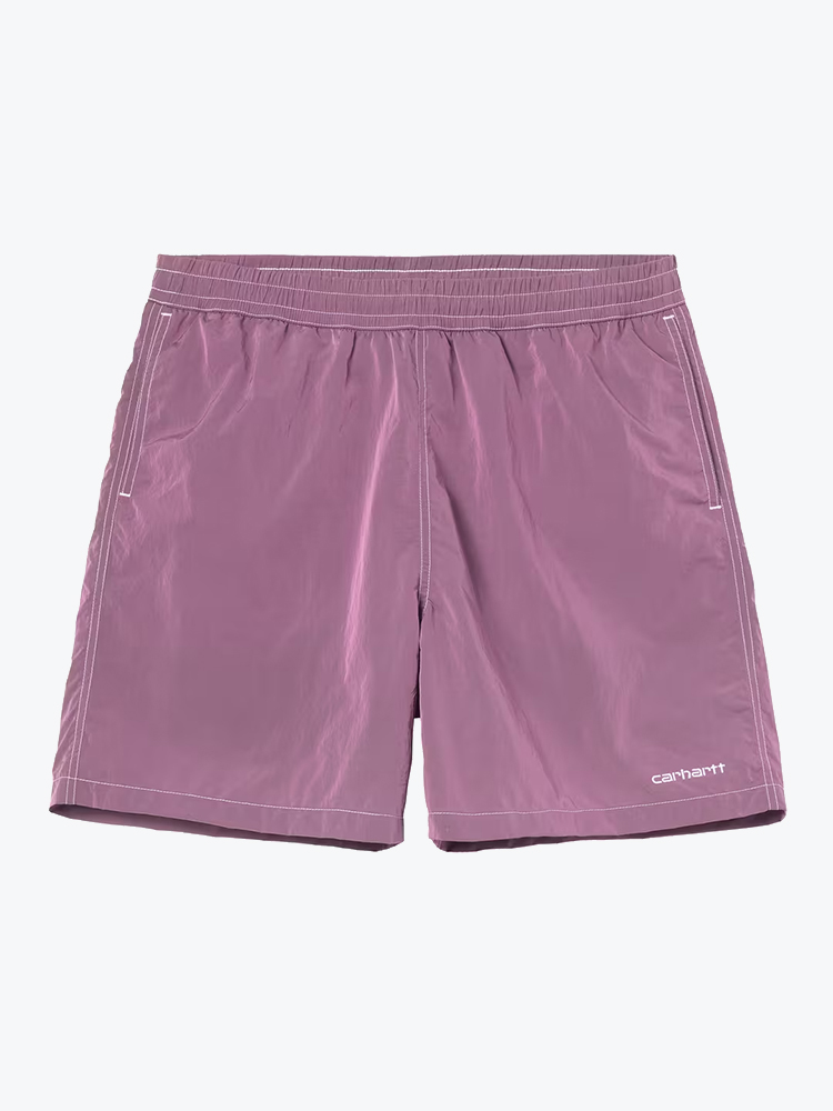 Carhartt WIP Carhartt WIP - Canby Swim Trunks Gentle Purple / White - Zwembroeken - Heren Wit Zwembroeken