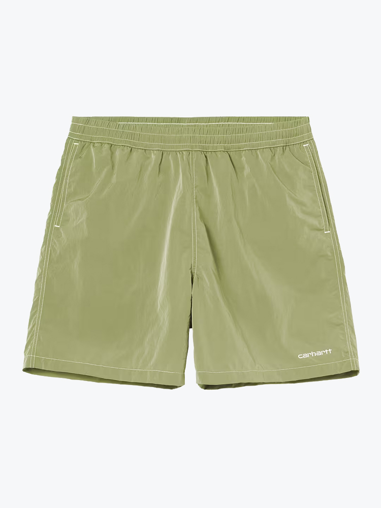 Carhartt WIP Carhartt WIP - Canby Swim Trunks Gentle Green / White - Zwembroeken - Heren Wit Zwembroeken