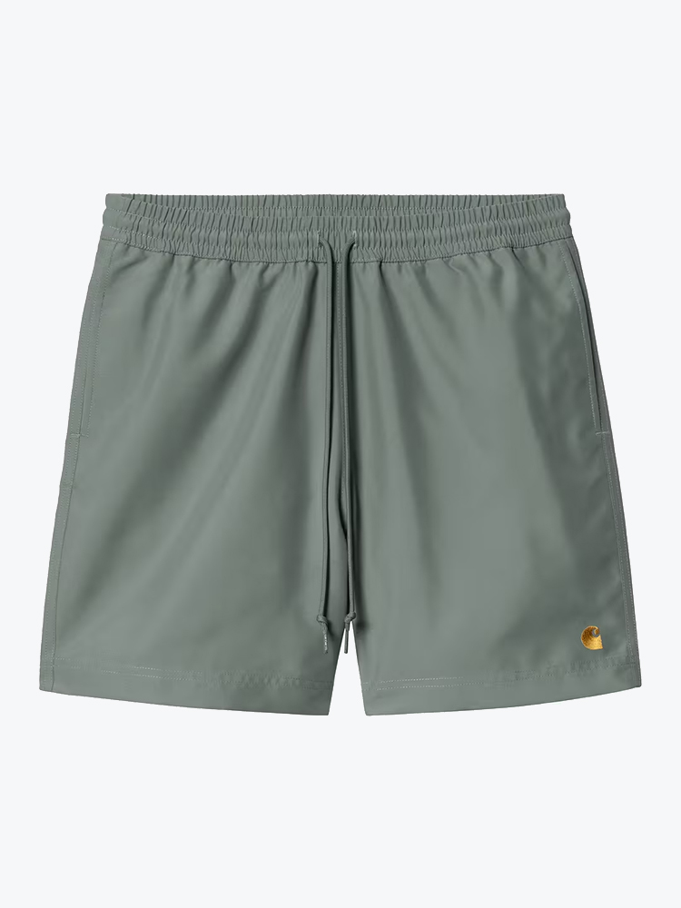 Carhartt WIP Carhartt WIP - Chase Swim Trunks Velvet Green / Gold - Zwembroeken - Heren Groen Zwembroeken