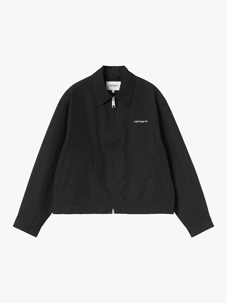 Carhartt WIP Carhartt WIP - W' Postal Jacket Black / Wax - Jassen - Dames Zwart Jassen