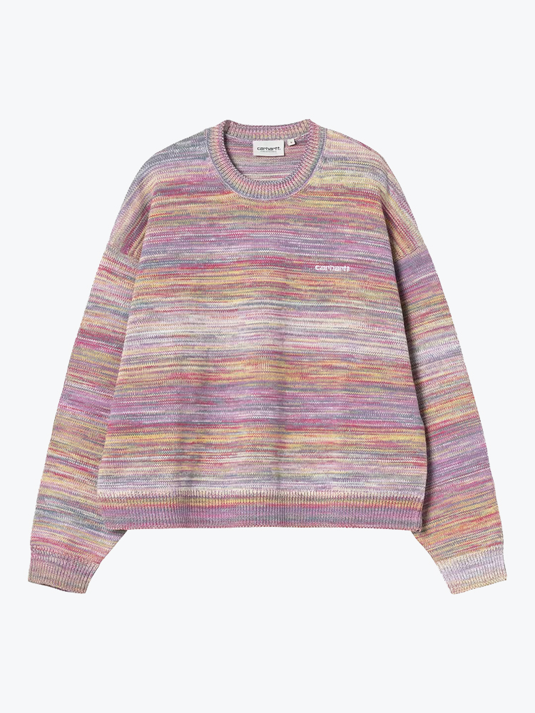 Carhartt WIP Carhartt WIP - W' Keenan Sweater Gradient, Gentle Purple - Truien - Dames Paars Truien