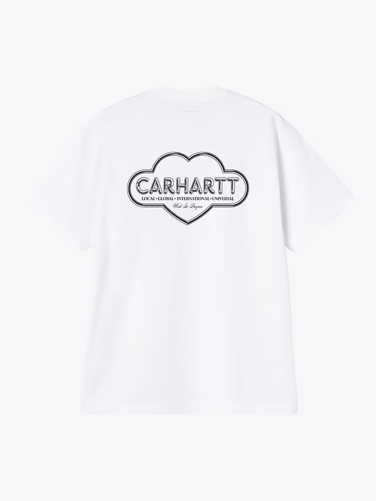 Carhartt WIP Carhartt WIP - S/S Cloud Heart T-Shirt White - T-Shirts - Heren Wit T-Shirts
