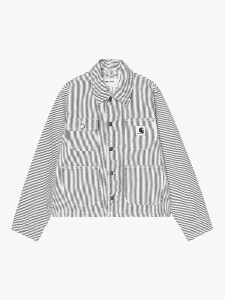 Carhartt WIP Carhartt WIP - W' Mercer Chore Coat Mercer Stripe, Graphite / Wax - Jassen - Dames Multi Jassen