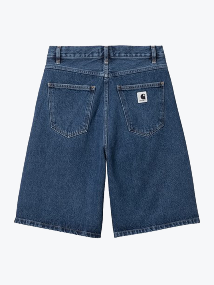 Carhartt WIP Carhartt WIP - W' Brandon Short 2 Blue Stone Washed - Shorts - Dames Blauw Shorts