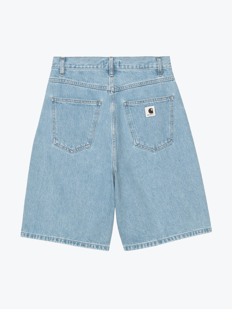 Carhartt WIP Carhartt WIP - W' Brandon Short 2 Blue Stone Bleached - Shorts - Dames Blauw Shorts