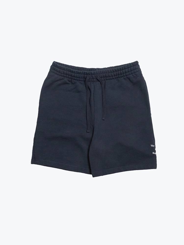 The Savage Report The Savage Report - Wave Logo Jogging Shorts Navy - Shorts - Heren Blauw Shorts