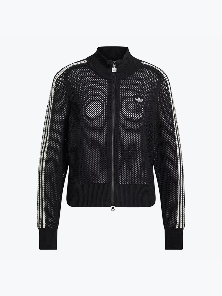 Adidas Adidas - Crochet Tt Black Black - Vesten - Dames Zwart Vesten