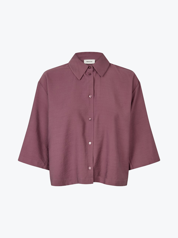 Modström Modstrom - Nickimd shirt Wineberry - Blouses - Dames Rood Blouses