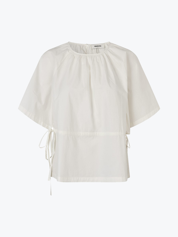 Modström Modstrom - Vilbertmd Top Soft White - T-Shirts - Dames Wit T-shirts