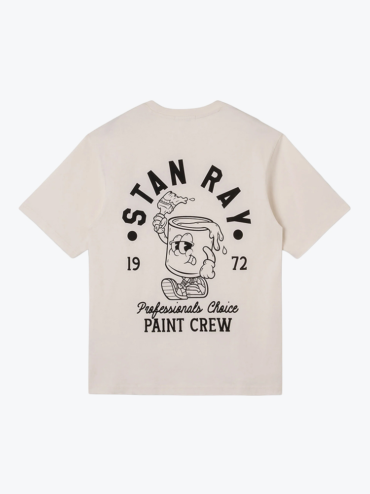 Stan Ray Stan Ray - Stan Can Tee  White - T-Shirts - Heren Wit T-Shirts