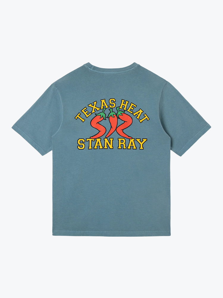 Stan Ray Stan Ray - Pepper Tee  Brittany Blue - T-Shirts - Heren Blauw T-Shirts
