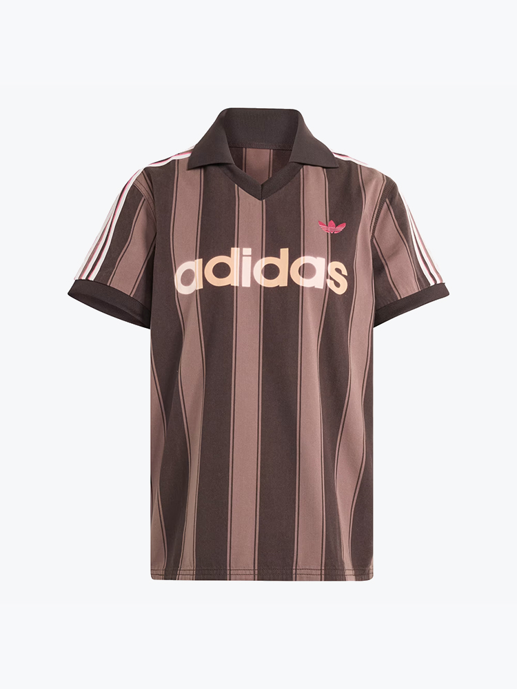 Adidas Adidas - Twill Jersey Auco Brown - T-Shirts - Dames Bruin T-shirts